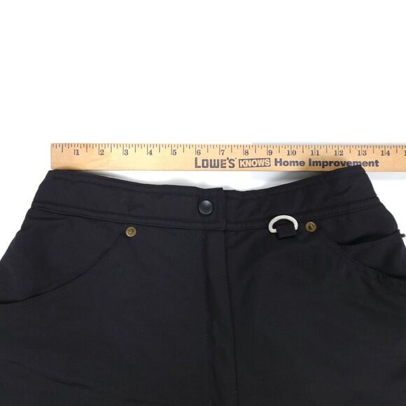 SLALOM Nylon Insulated Softshell High Rise Pull On Snow Pants Womens Small Black - Picture 3 of 8